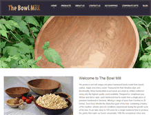 Tablet Screenshot of bowlmill.com